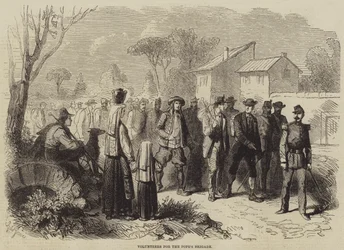 Freiwillige für die Brigade des Papstes